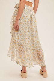 Ditsy Floral Midi Skirt