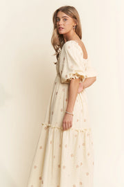 Fern Embroidered Dress