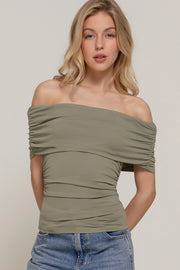 Olive Drape Tee