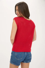 Red White & You Summer Sweater