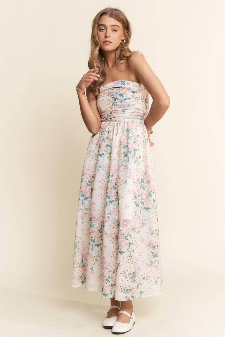 floral tea party dress tea party dress Long Sleeves Floral Lace Tea Length Mother of the Bride Dress