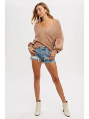 Mocha Twisted Sweater