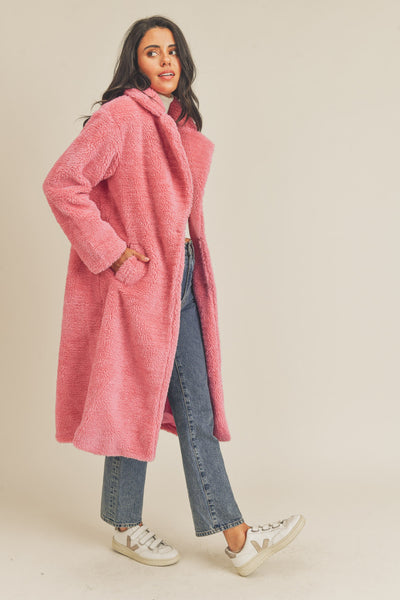 Lucy Pink Teddy Jacket