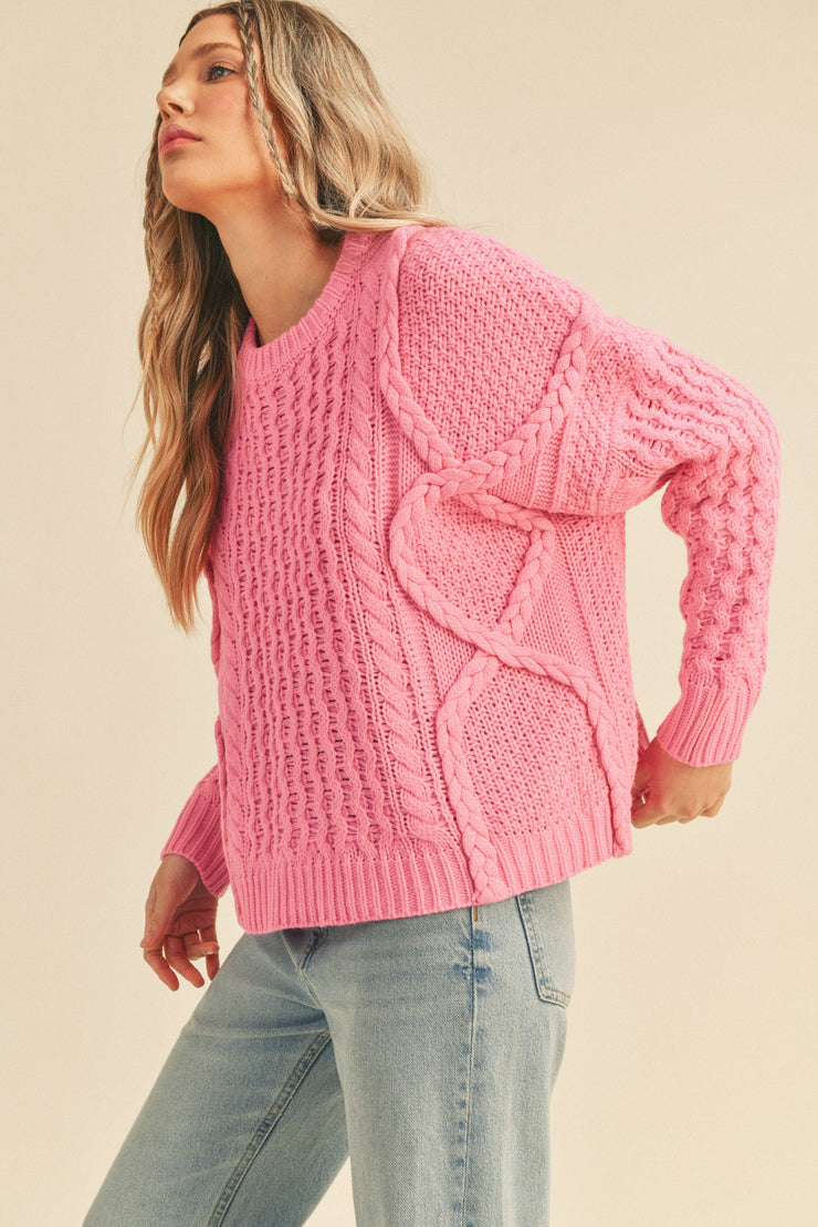 Wanda Pink Sweater