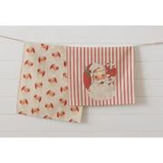 Vintage Santa Tea Towel