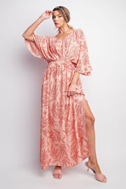 Peach Fizz Maxi Dress