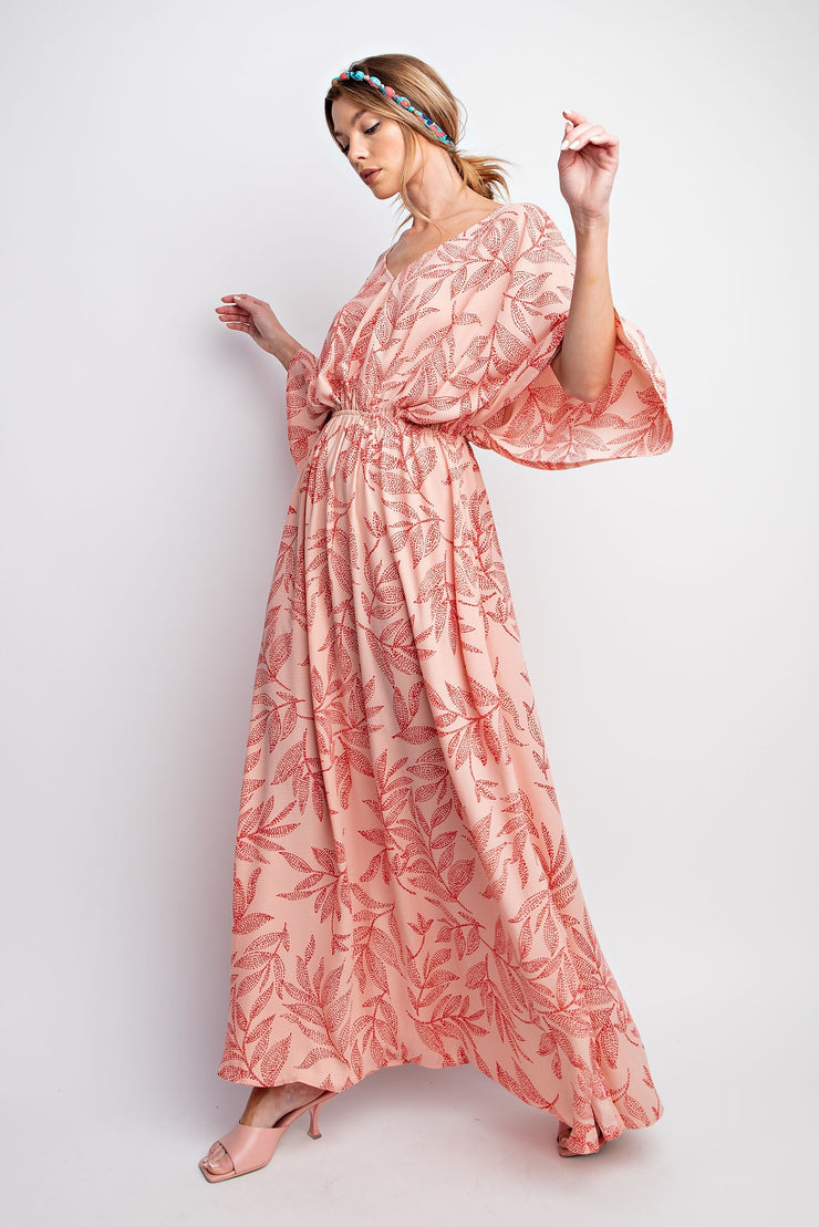 Peach Fizz Maxi Dress