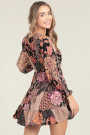 Twilight Petals Mini Dress