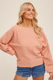 Salmon Stacey Sweater