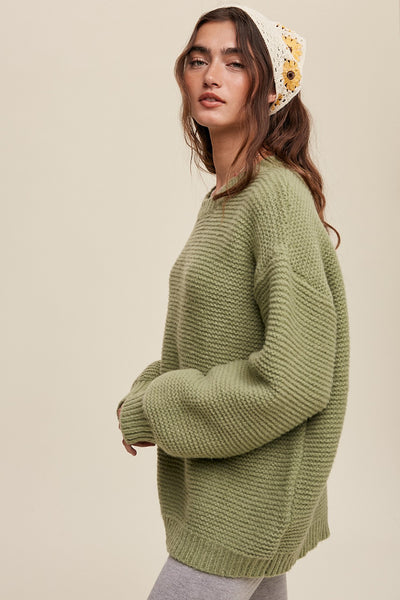 Rachel Avocado Sweater