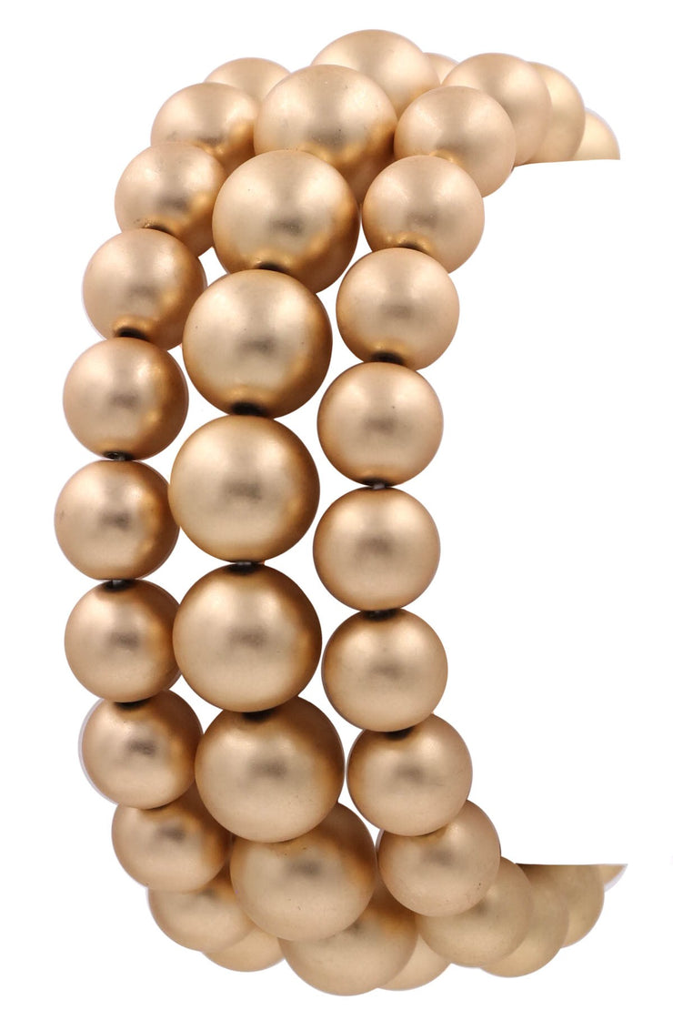 Matte Gold Stack