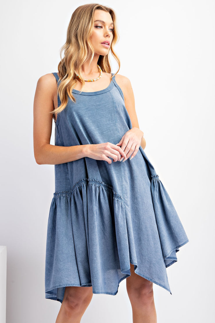 Denim Slub Dress