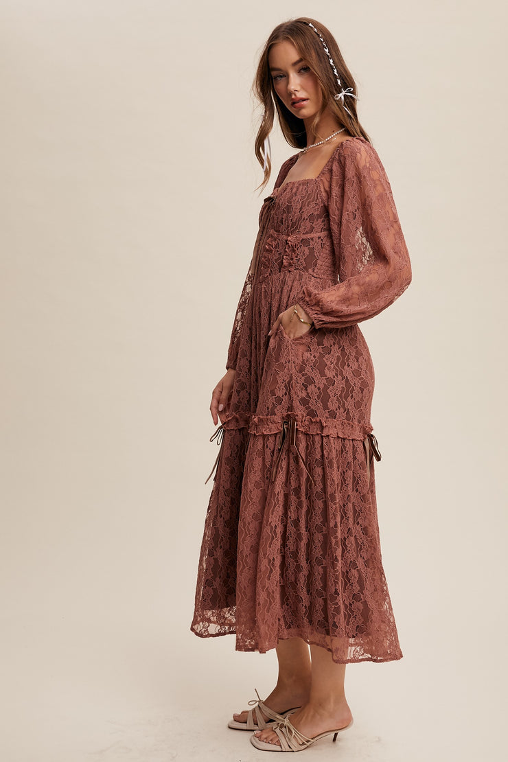 Oslo Lace Maxi Dress