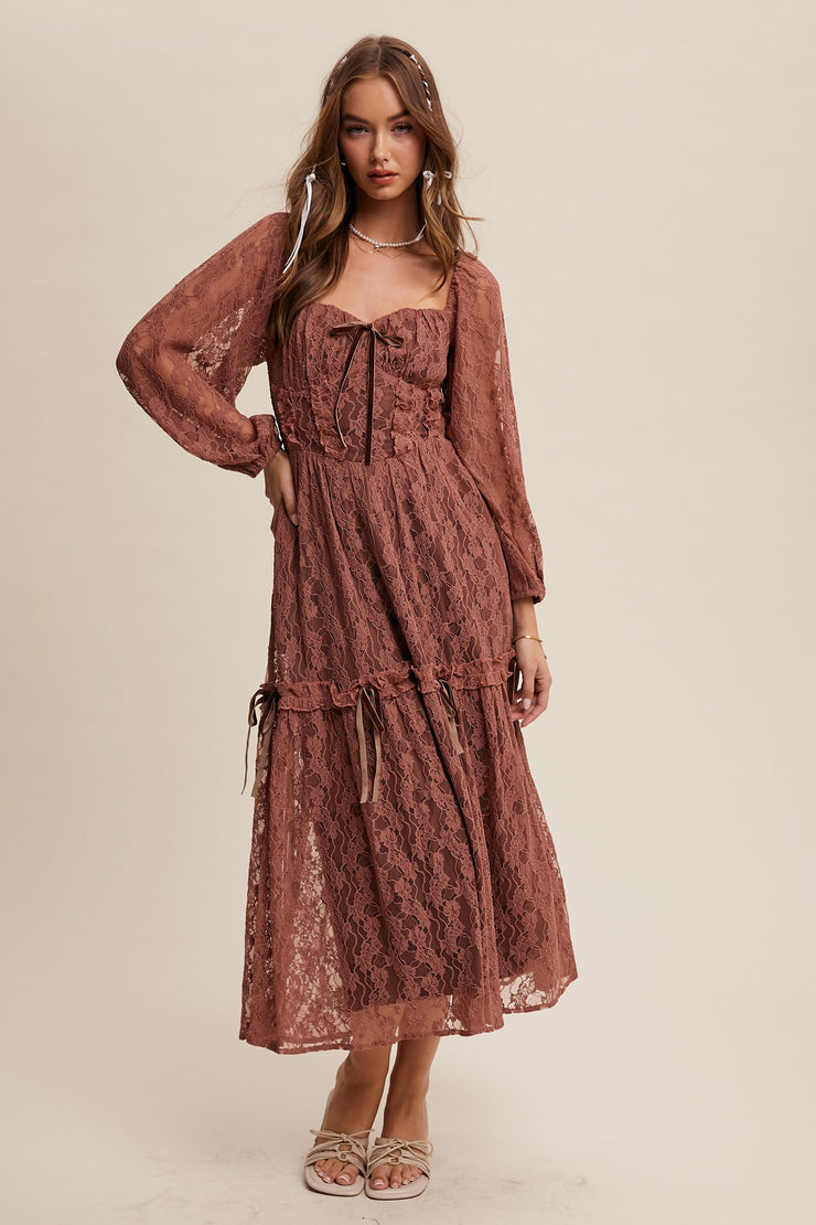 Oslo Lace Maxi Dress