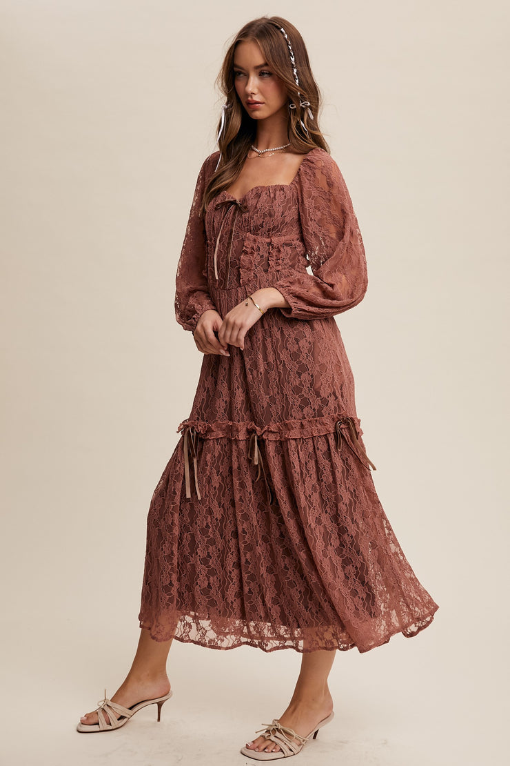 Oslo Lace Maxi Dress