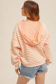 Peachy Keen Striped Blouse