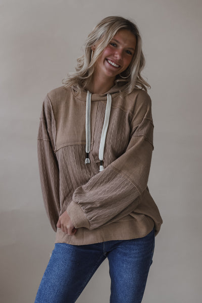 Brittany Mocha Sweatshirt