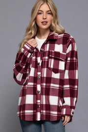 Cranberry Frost Plaid