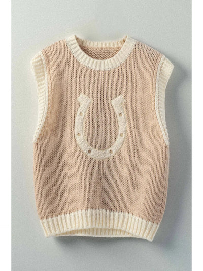 Lucky Horseshoe Sweater Vest
