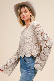 Boho Crochet Blouse