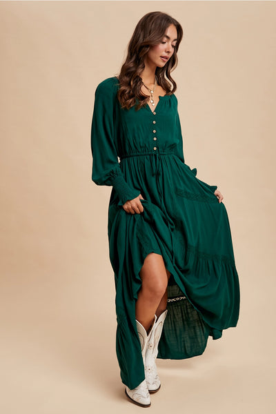 Evergreen Boho Maxi