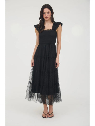Betsey Black Midi Dress