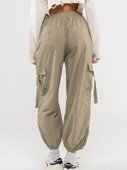 Ryann Olive Cargo Joggers