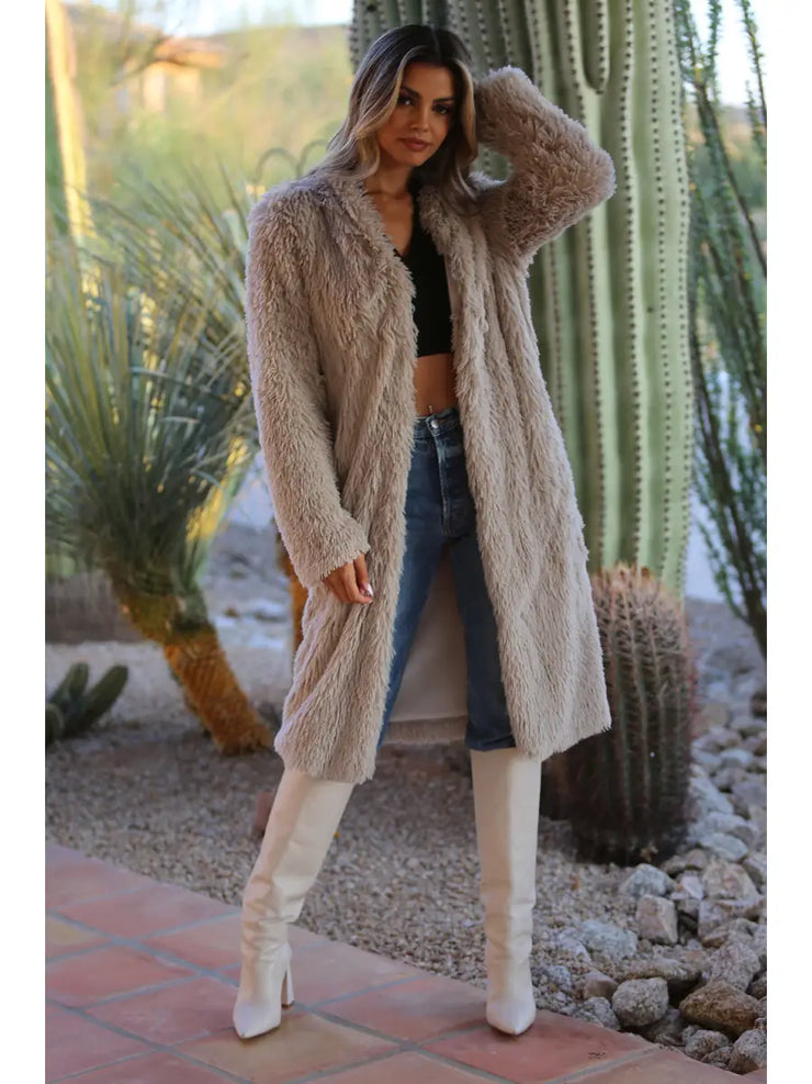 Wilder Tan Fur Jacket