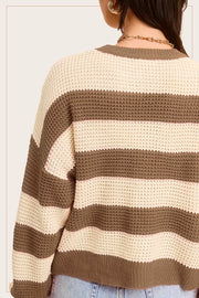 Truffle Stripe Sweater