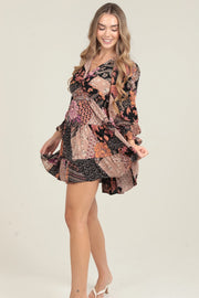 Twilight Petals Mini Dress
