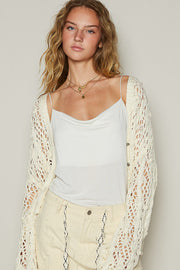 Samantha Open Weave Cardigan