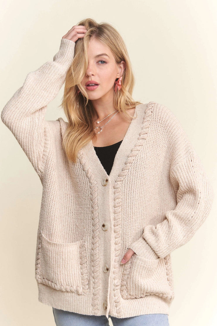 Oats Braided Cardigan