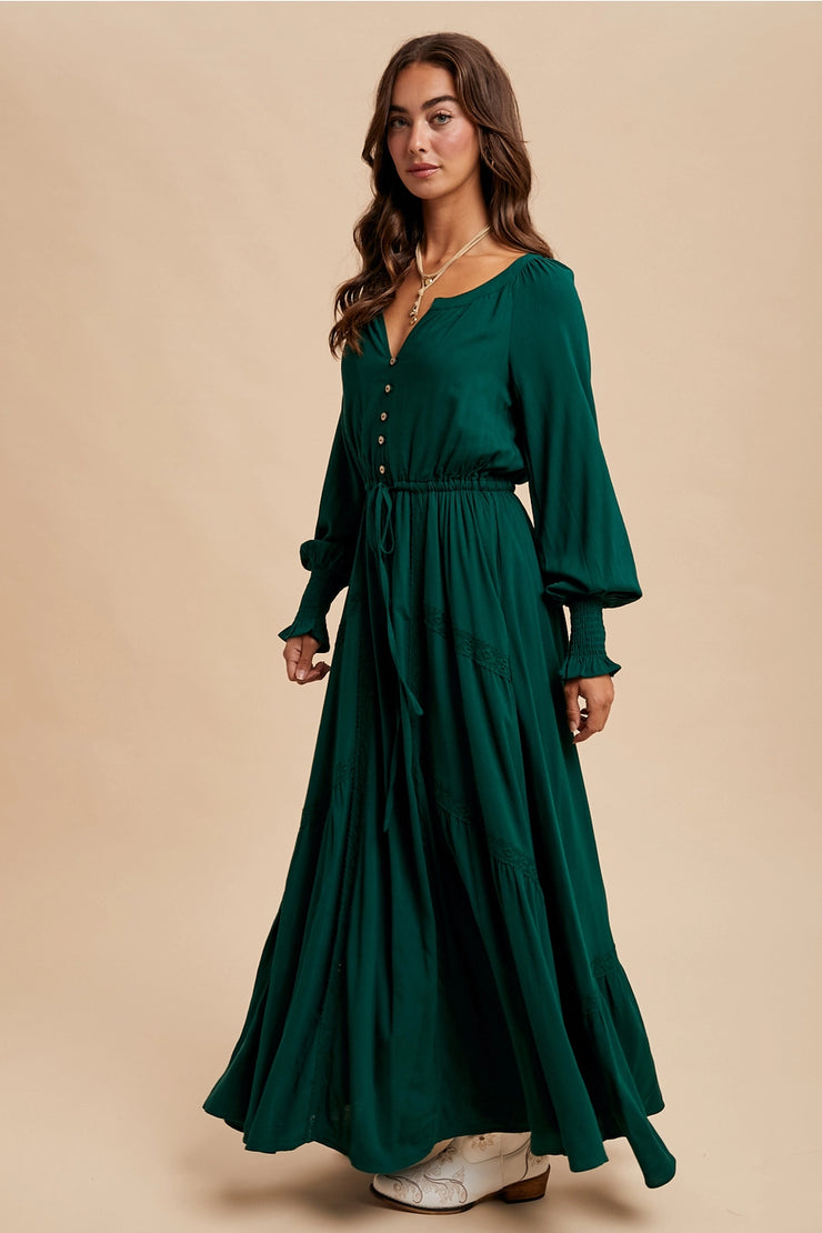 Evergreen Boho Maxi