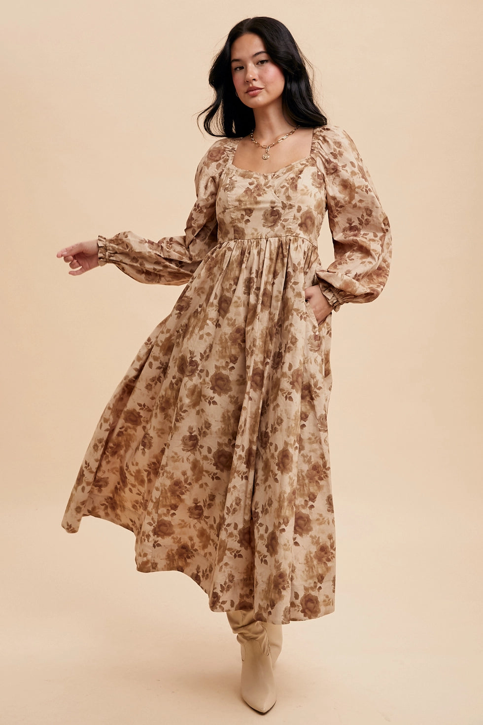 Vintage floral dress – 1 Happy Girl
