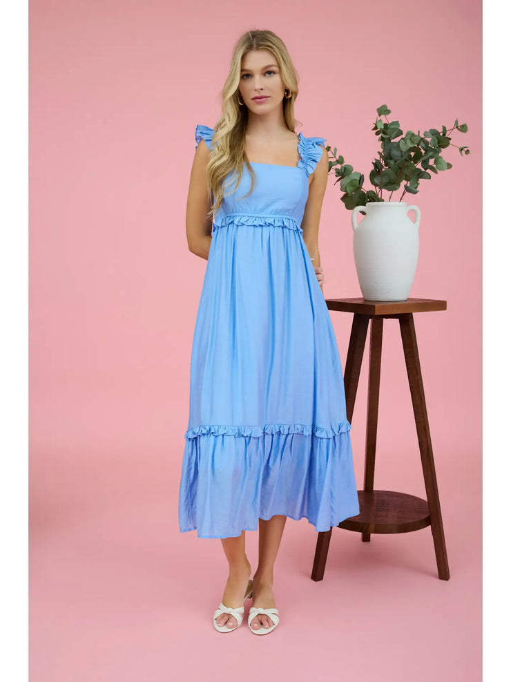 Blair Blue Midi Dress