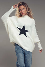 Ivory Star Sweater