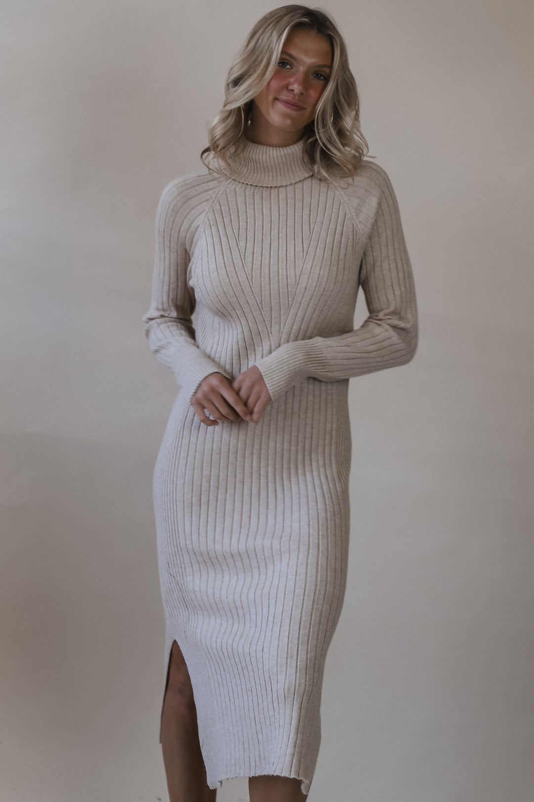 Neck sweater dress online