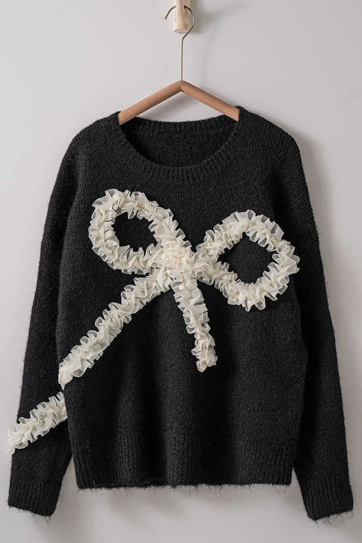 Midnight Bow Pullover