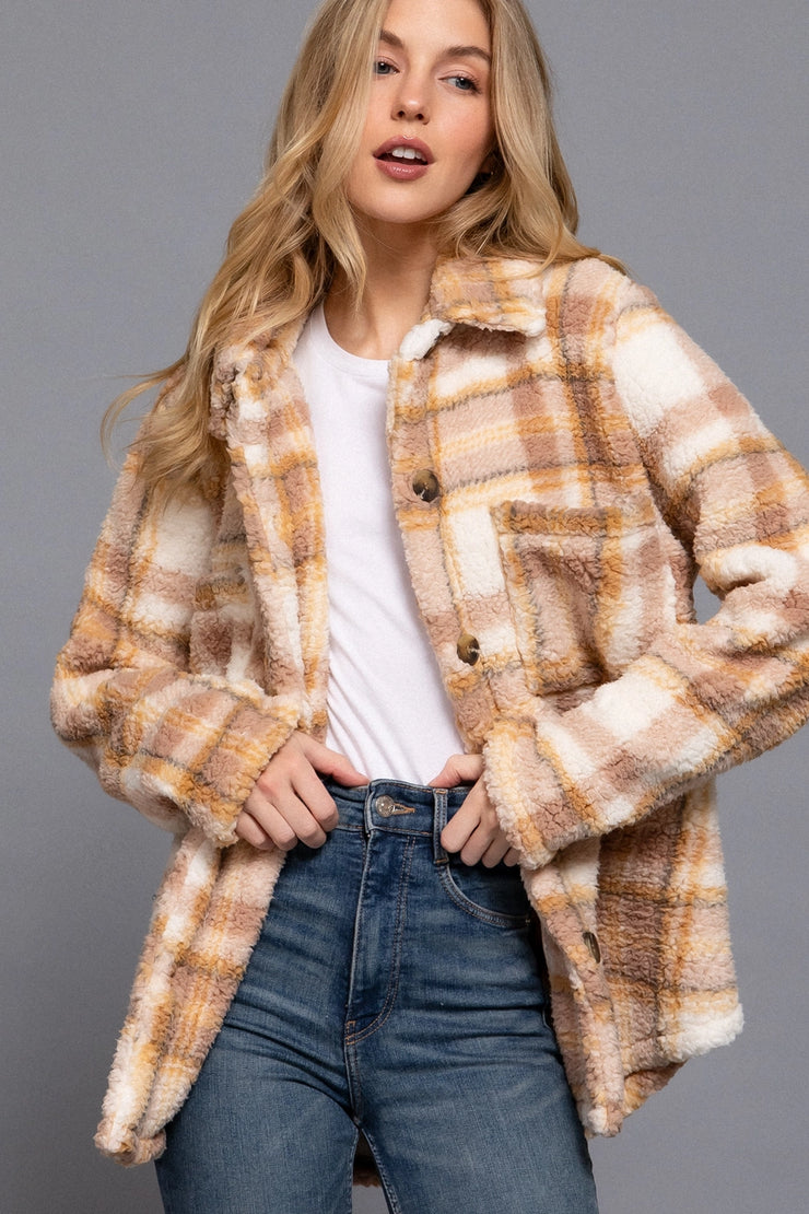 Honeycomb Haze Sherpa Jacket