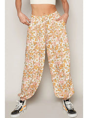 Floral Harem Pants