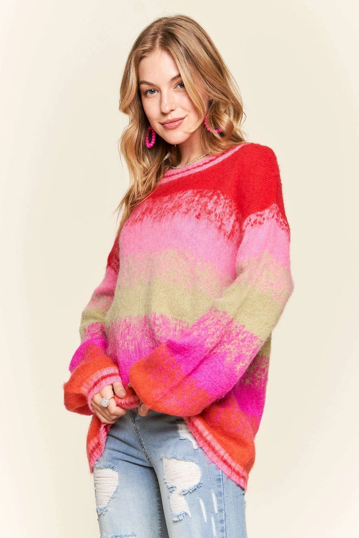 Rainbow Bright Sweater