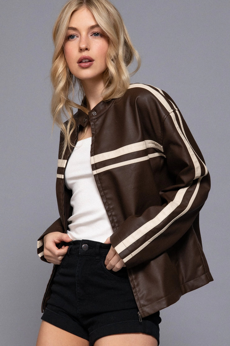 Speedway Mocha Jacket