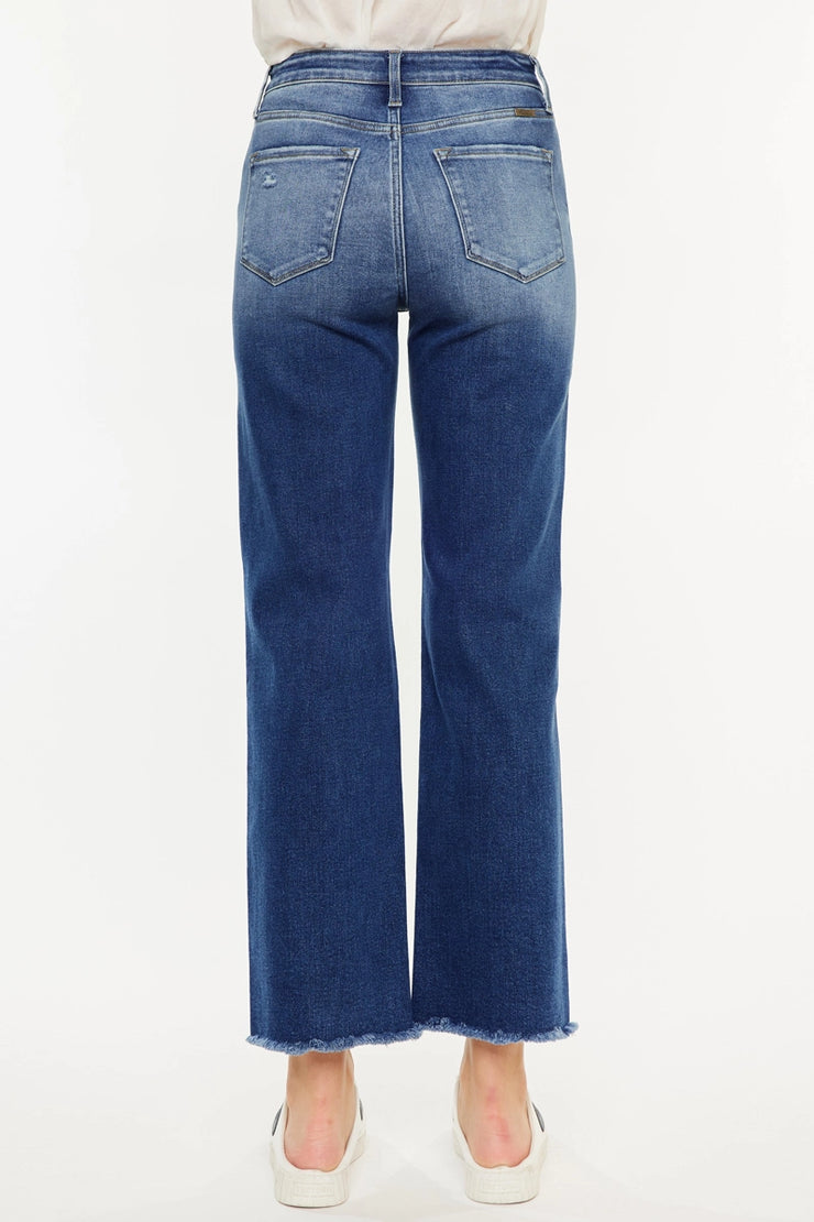 90's Criss Cross Straight Denim