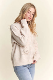 Ivory Rose Sweater