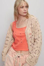 Aspen Cochet Mini Cardigan