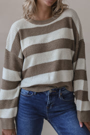 Truffle Stripe Sweater