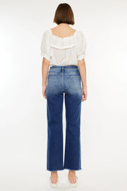 90's Criss Cross Straight Denim