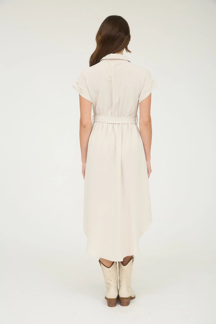 Beige Dreams Midi Dress