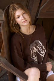 Western Boots Sweater