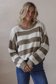 Truffle Stripe Sweater